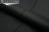 GREEN STITCH LEATHER CENTRE DASH CONSOLE COVERS FITS MERCEDES SLK R170 96-04
