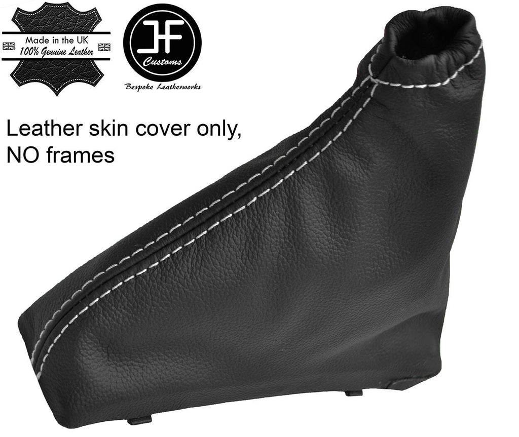 WHITE  STITCH REAL LEATHER HANDBRAKE GAITER FITS VAUXHALL OPEL ASTRA MK6 J 09-15