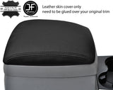 BLACK TOP GRAIN LEATHER ARMREST LID COVER FITS KIA SORENTO 2002-2006 CUSTOM NEW