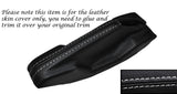 WHITE STITCH HANDBRAKE TRIM SKIN COVER FITS VW GOLF MK1 JETTA CADDY SCIROCCO