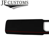 RED STITCH SUEDE 2X FRONT DASH TRIM COVERS FOR RANGE ROVER SPORT L494 13-21