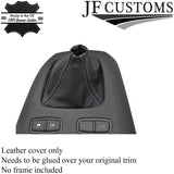FITS FIAT IDEA GREY STITCH LEATHER GEAR GAITER CUSTOM NEW MADE IN UK