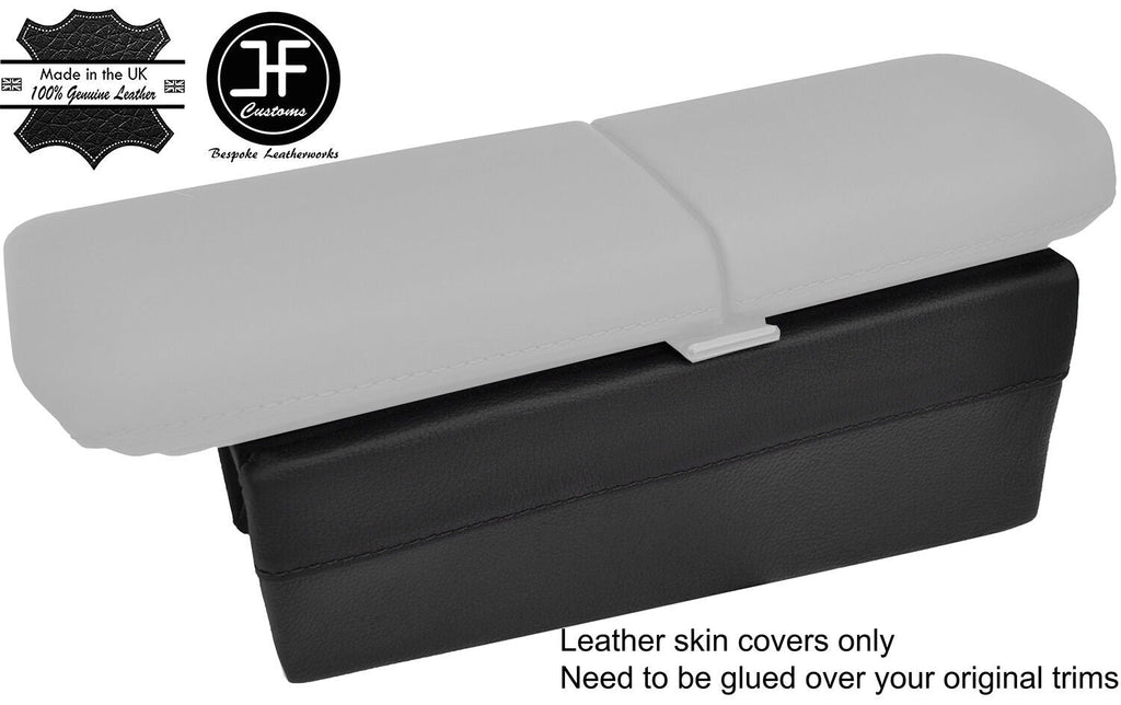 BLACK & BLACK CONSOLE SIDE TRIM REAL LEATHER COVER FITS HONDA NSX 1990-2005