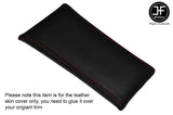 RED STITCH CENTRE CONSOLE TRIM LEATHER SKIN COVER FITS JAGUAR 420 CLASSIC