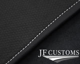 WHITE DIAMOND STITCH VINYL 4XTAILORED FLOOR CARPETS FITS VAUXHALL CALIBRA 89-97