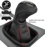 RED STITCH REAL LEATHER MANUAL GEAR KNOB COVER FOR MERCEDES CCLASS W203 00-03