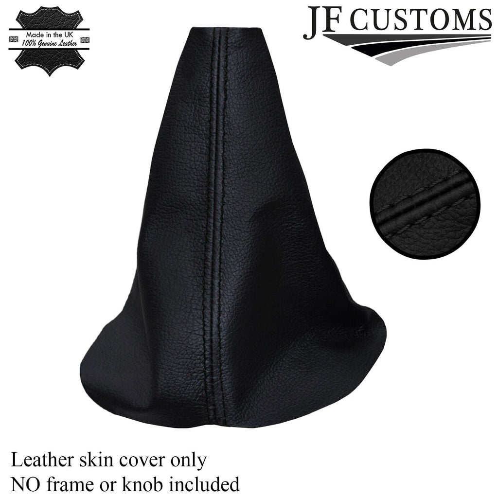 FITS TOYOTA AYGO CITROEN C1 PEUGEOT 107 GEAR GAITER BLACK DOUBLE STITCH