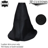 FITS TOYOTA AYGO CITROEN C1 PEUGEOT 107 GEAR GAITER BLACK DOUBLE STITCH