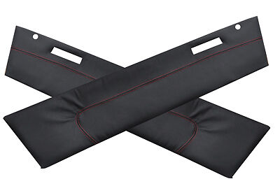 red stitching FITS TOYOTA SUPRA 86-93 MK3 MKIII 2X FRONT DOOR PANELTRIM COVERS
