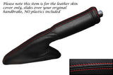 RED STITCHING FITS ROVER SD1 LEATHER HANDBRAKE GAITER COVER ONLY CUSTOM NEW
