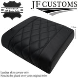 BLACK STITCH CONSOLE CUBBY BOX LID COVER FOR LAND ROVER DEFENDER 07-16 DSG3