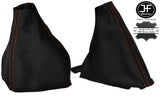 ORANGE STITCH REAL LEATHER GEAR & HANDBRAKE GAITER FITS FIAT BARCHETTA 95-05
