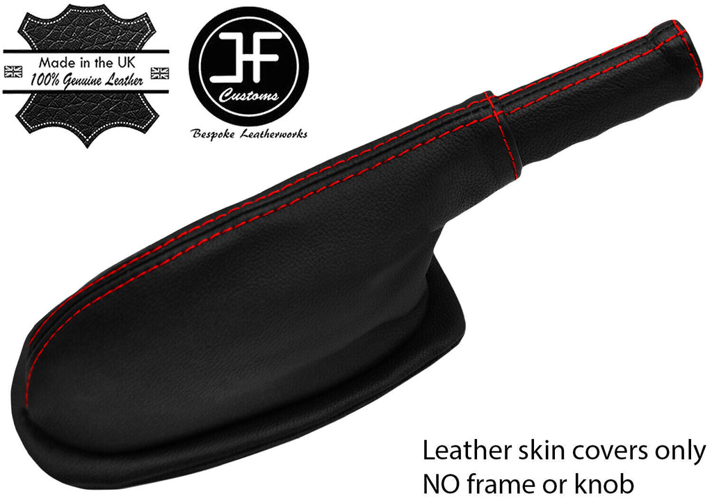 RED STICH HANDBRAKE GAITER OVER RUBBER+HANDLE FOR ALFA ROMEO SPIDER 105 EARLY