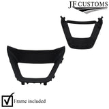 D RED LEATHER FLAT BOTTOM STEERING TRIM + COVER FOR SEAT IBIZA 6F KJ FR 16-21