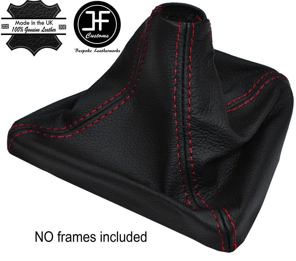 RED STITCHING REAL LEATHER MANUAL GEAR GAITER FITS BMW 5 SERIES E39 1995-2002