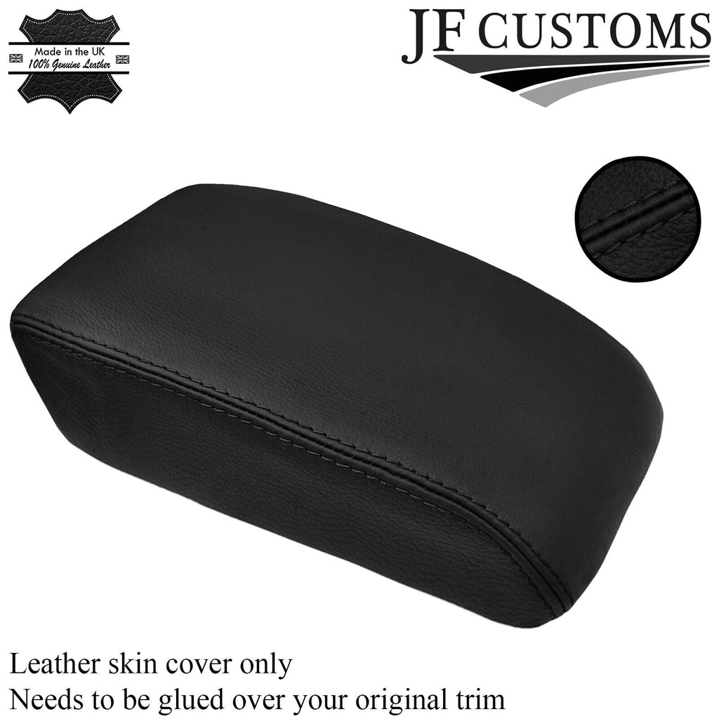 FITS VW GOLF MK5 MK6 black stitch LEATHER ARMREST COVER LEATHER CUSTOM NEW