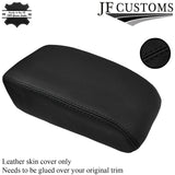 FITS VW GOLF MK5 MK6 black stitch LEATHER ARMREST COVER LEATHER CUSTOM NEW