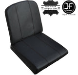 BLACK STITCH 2X REAR SEAT LEATHER COVERS FITS DEFENDER 90 110 1983-2006 STYLE 1