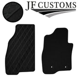 GREY DIAMOND VINYL 4X TAILORED FLOOR CARPETS FOR FIAT PUNTO EVO 10-12 JF1