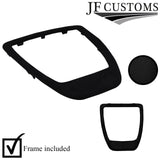 SUEDE AUTO AUTOMATIC DCT GEAR BEZEL TRIM COVER + FRAME FOR BMW X1 E84 12-14