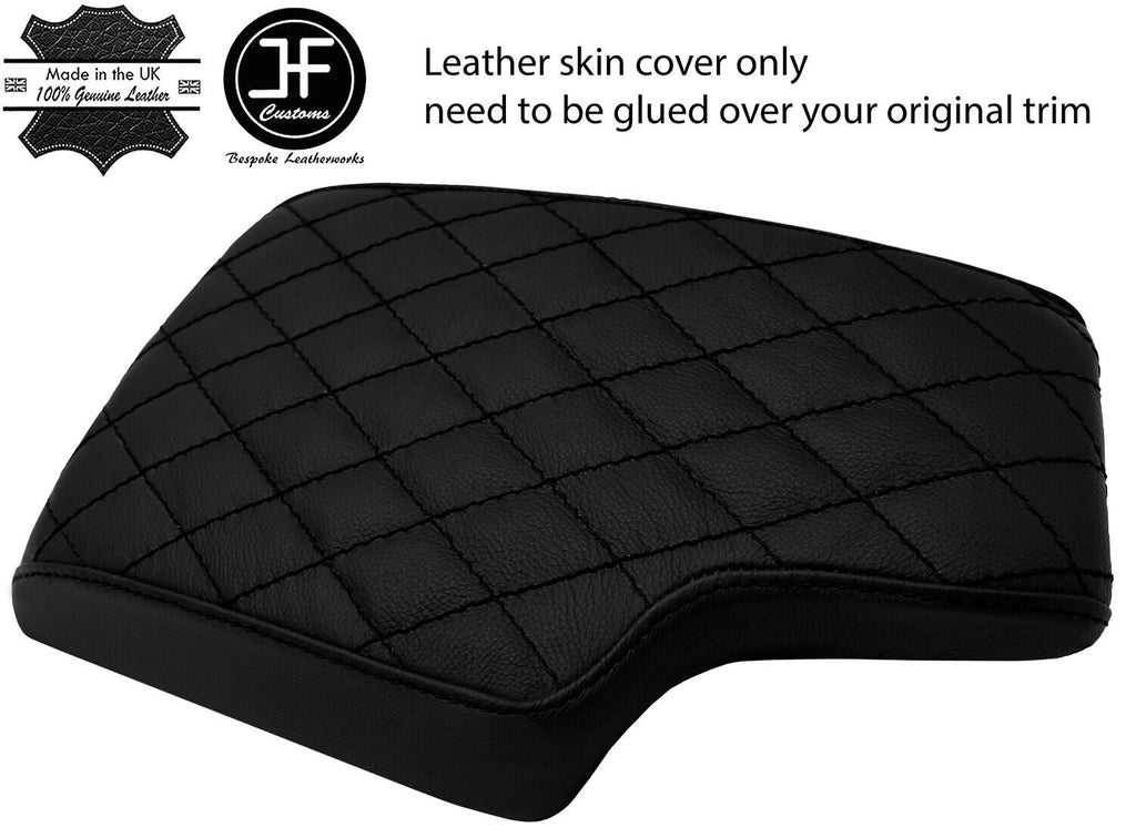BLACK DIAMOND STITCH LEATHER ARMREST COVER FOR BMW 4 SERIES F32 F33 F82 F83
