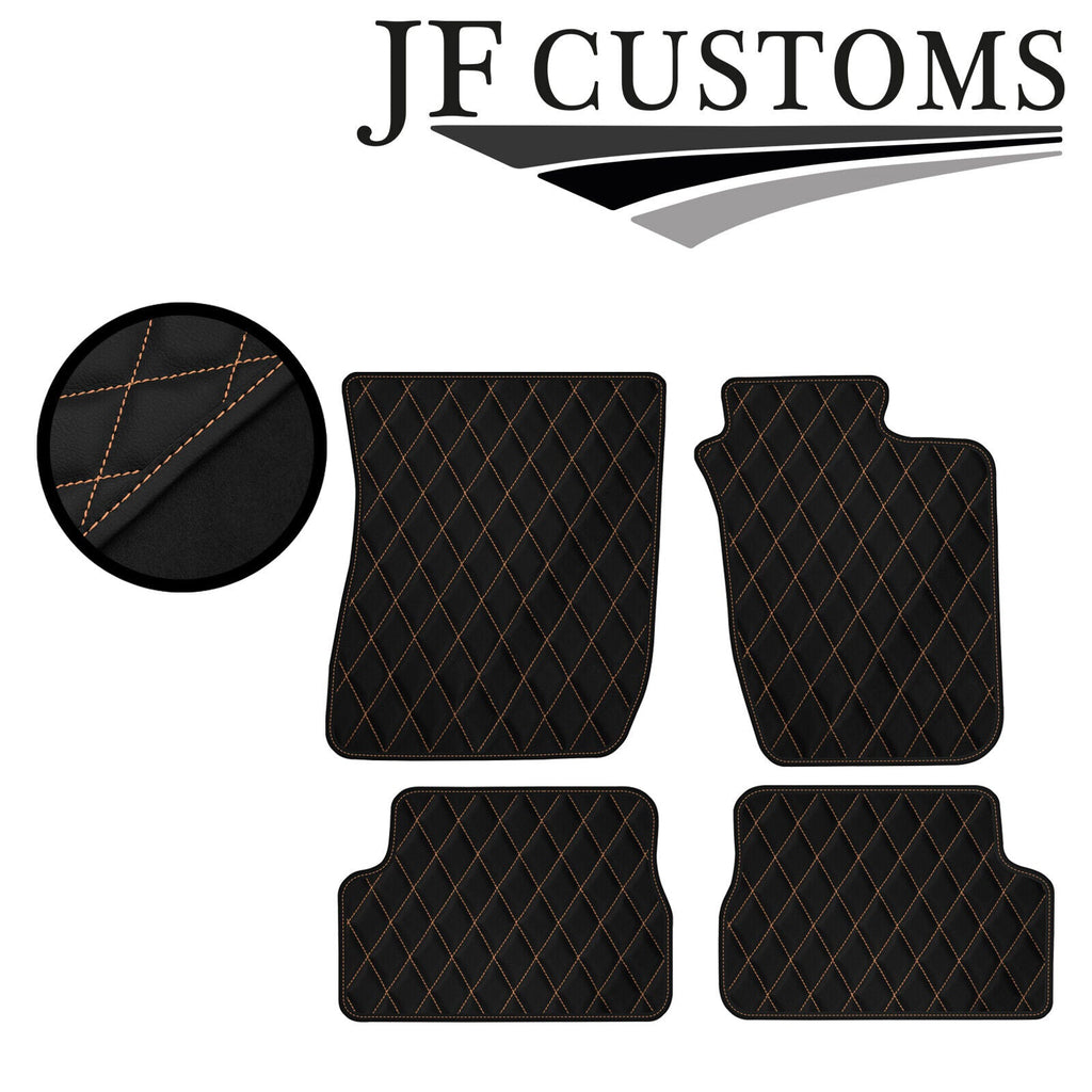 BEIGE DIAMOND STITCH VINYL 4X TAILORED FLOOR MAT CARPETS FOR TOYOTA CELICA 94-99