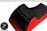 BLACK & BRIGHT RED VINYL CUSTOM FITS YAMAHA PHAZER 84-89 SEAT COVER CUSTOM NEW