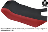 BLACK & DARK RED VINYL CUSTOM FITS YAMAHA SRV 540 SS 440 80-87 SEAT COVER