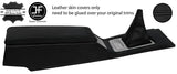 BLACK STITCH CONSOLE+ARMREST+GEAR LEATHER COVERS FITS DATSUN 280ZX S130 78-83