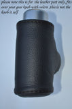 black stitching FITS VW NEW BEETLE AUTO AUTOMATIC 98-05 LEATHER GEAR KNOB COVER