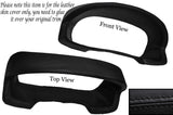 BLACK STITCH SPEEDO SURROUND TRIM LEATHER COVER FITS HYUNDAI COUPE 2002-2008