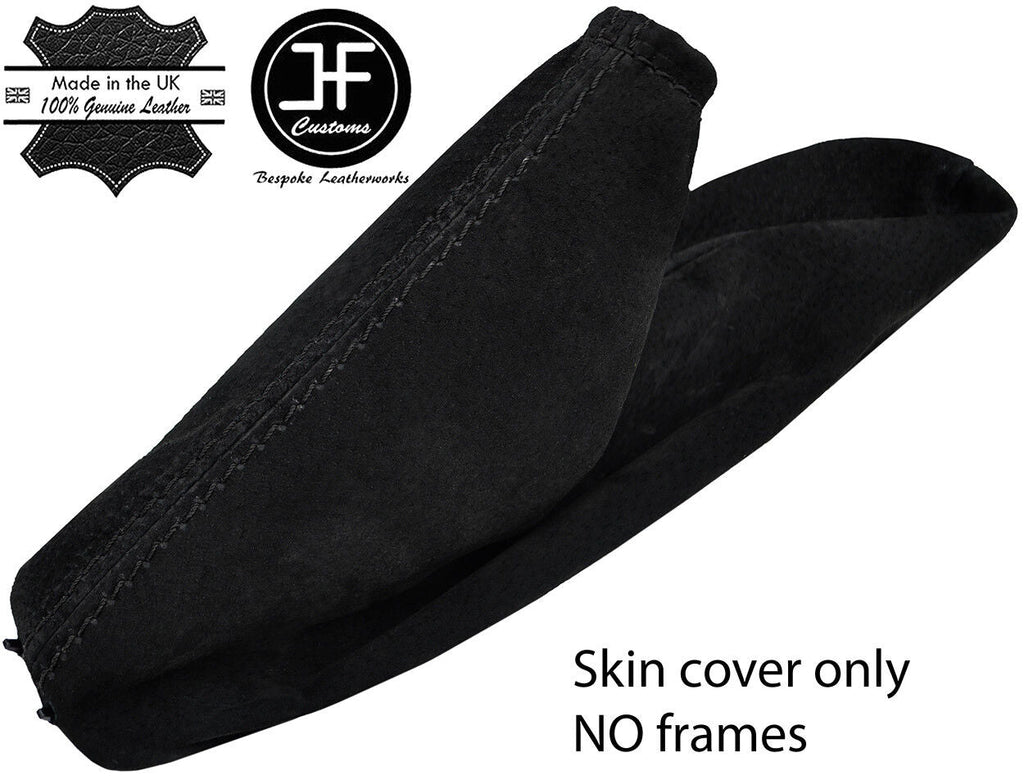 BLACK STITCH REAL SUEDE HANDBRAKE GAITER FITS VAUXHALL OPEL INSIGNIA 08-13