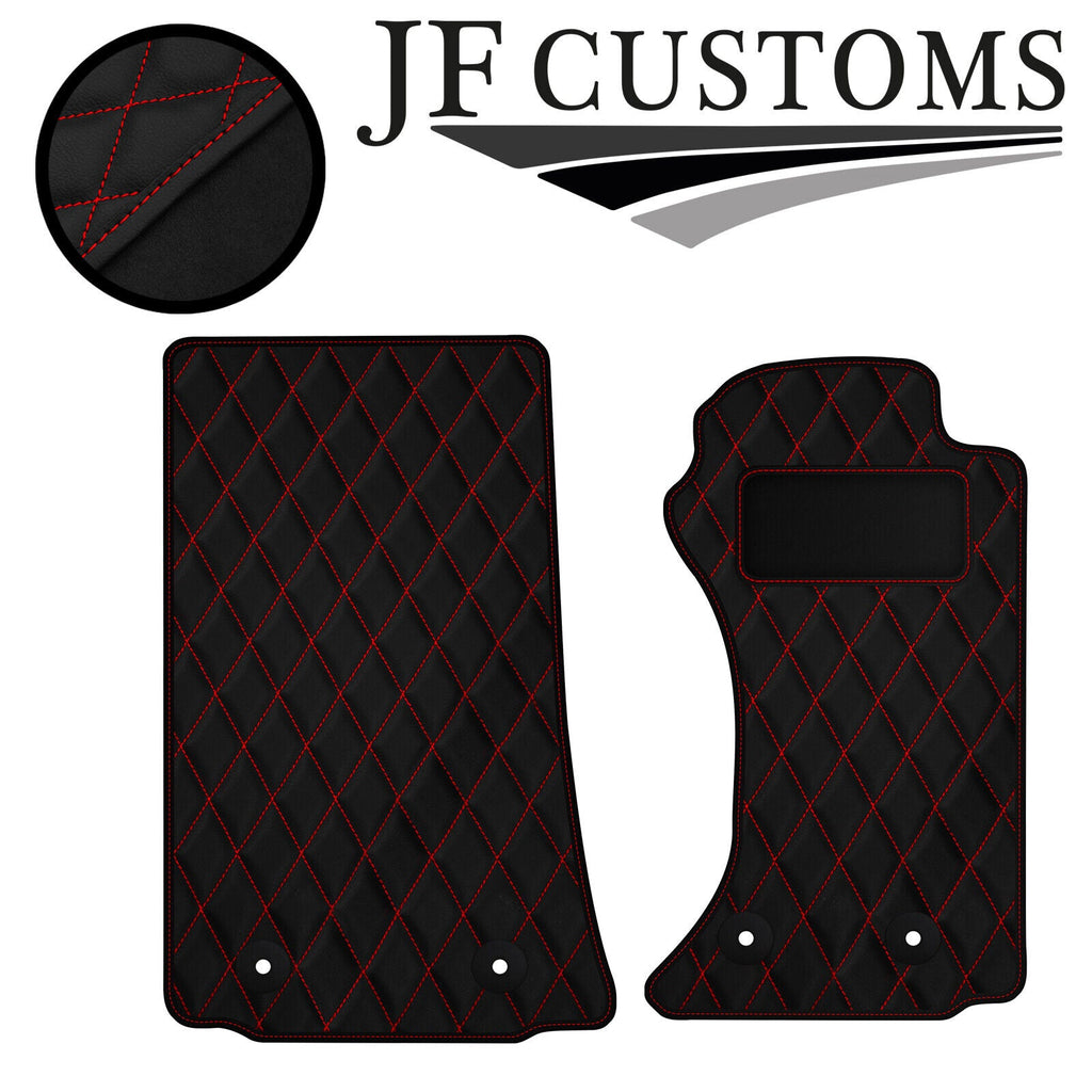 RED DIAMOND VINYL 2X TAILORED FLOOR CARPETS FOR MAZDA MX5 MK3 06-14 JF1