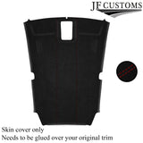 DARK RED STITCH LUXE SUEDE HEADLINER COVER FOR VW SCIROCCO 08-14 CUSTOM NEW