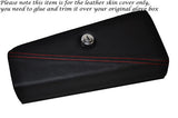 RED STITCHING FITS MG MGB GLOVE BOX LID REAL LEATHER SKIN COVER ONLY CUSTOM NEW
