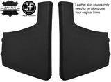 BLACK REAL LEATHER 2X CONSOLE SIDE TRIM COVER FOR PORSCHE BOXSTER 987 STYLE2