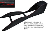 RED STITCH CENTRE CONSOLE COVER + ARMREST COVER FITS SUBARU IMPREZA WRX 98-00