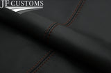 BROWN STITCH LEATHER 2X FRONT DASH TRIM COVERS FOR RANGE ROVER SPORT L494 13-21