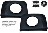 BLACK STITCHING 2X SIDE END DASH DASHBOARD TRIM COVERS FITS RELIANT SCIMITAR SE5