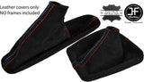 RED & TRI STITCH SUEDE GEAR & HANDBRAKE GAITER FITS BMW Z3 1995-2003 CUSTOM NEW