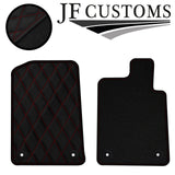 D RED DIAMOND STITCH  VINYL 4X TAILORED FLOOR CARPET FOR PEUGEOT 607 99-10 JF1