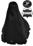 BLACK STITCH MANUAL LEATHER GEAR GAITOR FITS TOYOTA AVENSIS T27 MK3 2009-2015