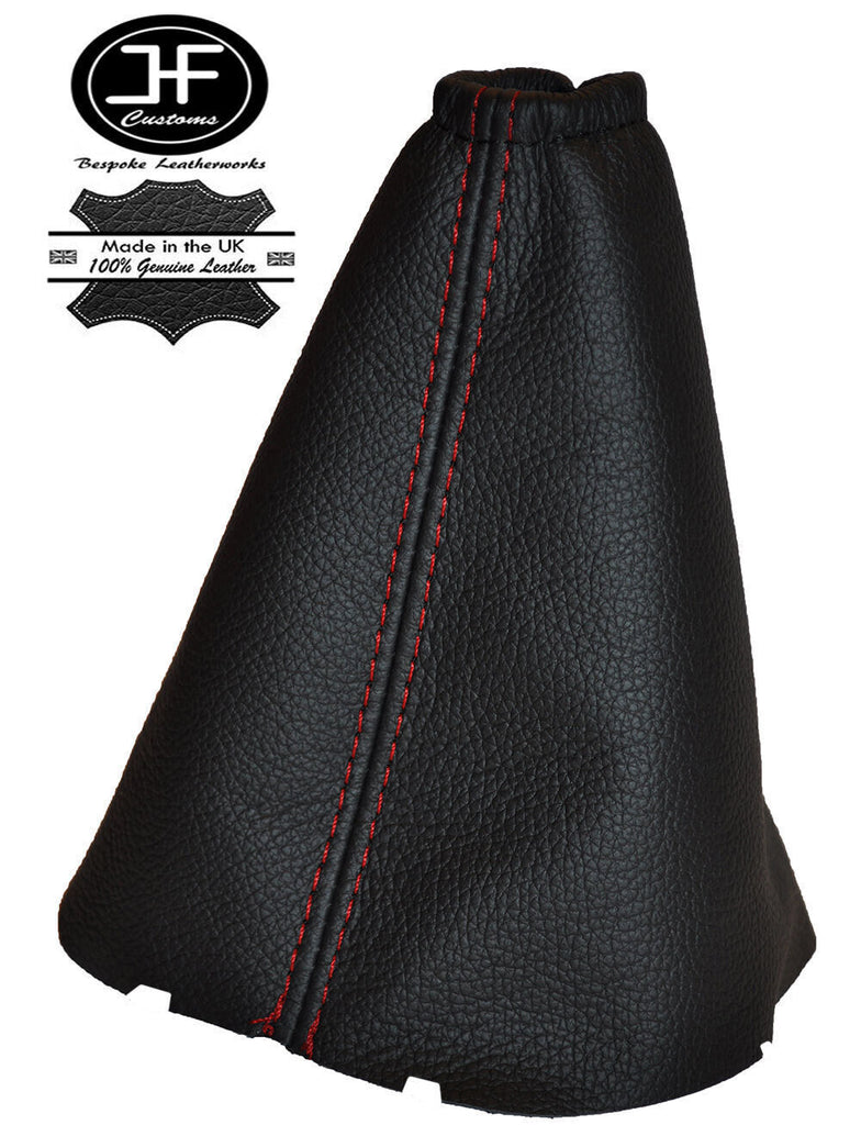 RED STITCH REAL LEATHER GEAR GAITER FITS TOYOTA YARIS 2011-2017 CUSTOM NEW