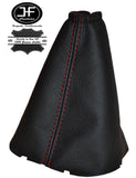 RED STITCH REAL LEATHER GEAR GAITER FITS TOYOTA YARIS 2011-2017 CUSTOM NEW