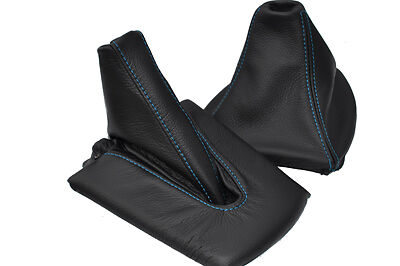 FITS BMW Z4 E85 E86 GEAR + HANDBRAKE GAITER BOOT blue st MADE IN UK