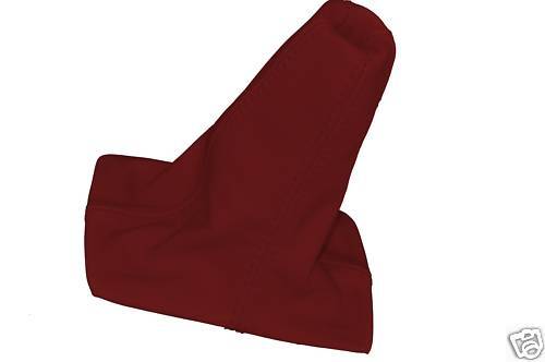 FITS TOYOTA CELICA MK6 D RED LEATHER GEAR GAITER 94-99 CUSTOM NEW MADE IN UK