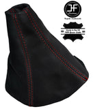 RED STITCHING LEATHER GEAR GAITER FITS VAUXHALL OPEL ASTRA H MK5 2004-2014