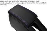 PURPLE STITCH FITS NISSAN PULSAR GTIR GTI R RNN14 LEATHER ARMREST SKIN COVER