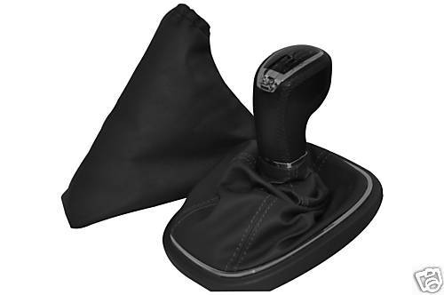 FITS CORSA D 07+  REAL LEATHER GAITERS SET BLACK  NEW CUSTOM NEW MADE IN UK