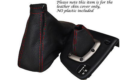 RED STITCH FITS ALFA ROMEO 156 SELESPEED LEATHER GEAR & HANDBRAKE GAITERS ONLY